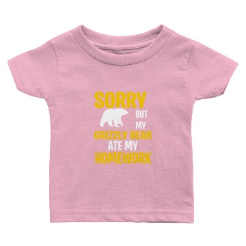 Discover Funny Grizzly Bear Gift Idea Baby T-shirts