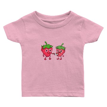 Discover Raspberry stabs Strawberry Baby T-shirts