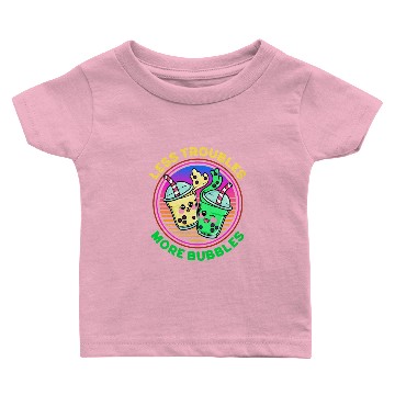 Discover Boba Milk Tea Bubble Tea For Bubble Tea Lovers Baby T-shirts