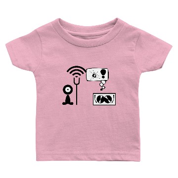 Discover Cyclops broadcasts music Baby T-shirts