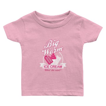 Discover BIG WORM ICE CREAM Baby T-shirts