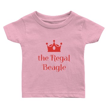Discover the regal beagle Baby T-shirts