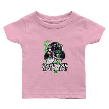 Discover grave digger Bad tot the Bone Monster jam Baby T-shirts