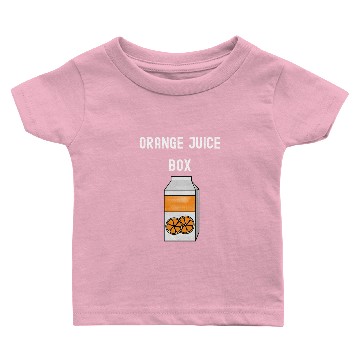 Discover Orange Juice Box Baby T-shirts