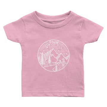 Discover Pnw Pacific Northwest Washington Oregon Mountains Baby T-shirts