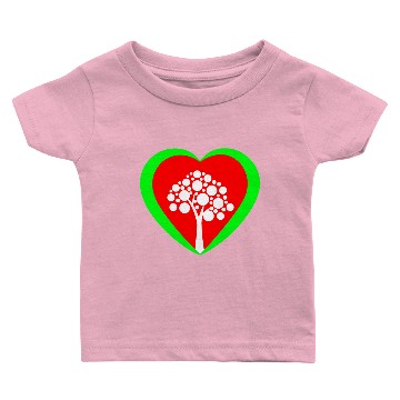Discover Heart Tree Nature Baby T-shirts