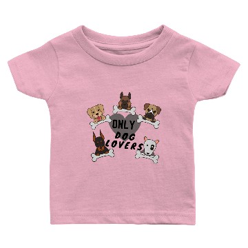 Discover Easily distracted by dogs -dog lovers Edit Baby T-shirts