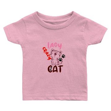 Discover Crazy Cat Lady Baby T-shirts