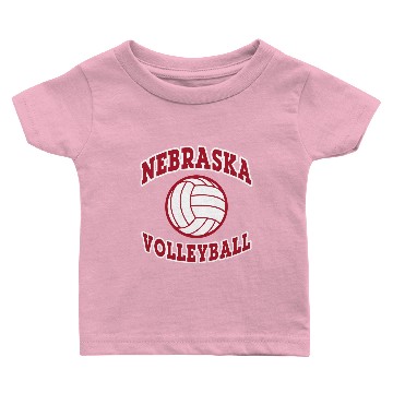 Discover Nebraska Volleyball Gift Baby T-shirts