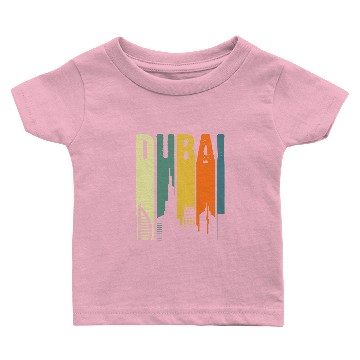 Discover Dubai Retro Baby T-shirts