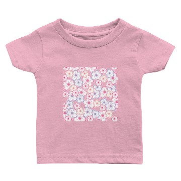 Discover Sakura Flowers Pattern - Cool Cherry Blossom Print Baby T-shirts