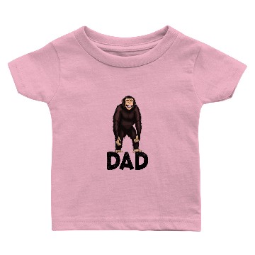 Discover Monkey Dad Chimpanzee Baby T-shirts