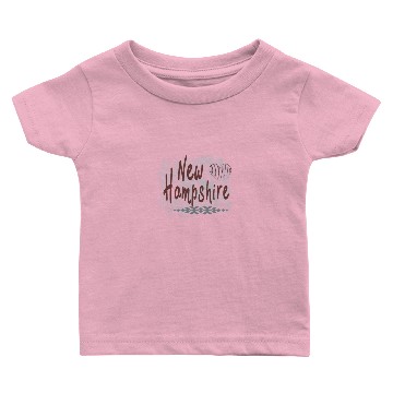 Discover New Hampshire love Baby T-shirts