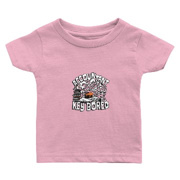 Discover Accountant Key Bored Baby T-shirts