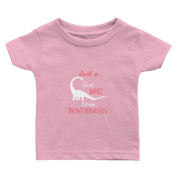 Discover Brontosaurus Girl Gift Dinosaur Baby T-shirts