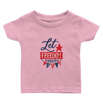 Discover Let freedom bling Baby T-shirts