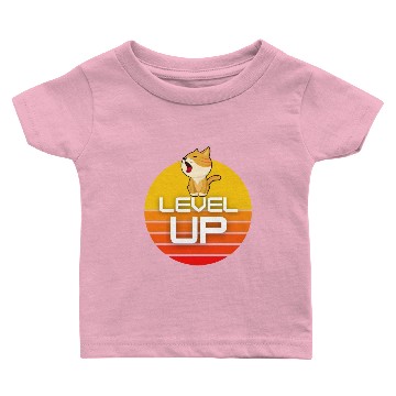 Discover Level Up cat Design Baby T-shirts