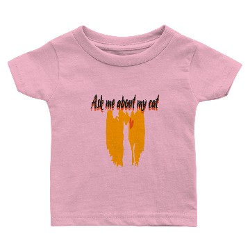 Discover ask me about my cat Baby T-shirts