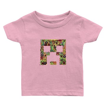 Discover Creeper Big Face Collage Baby T-shirts