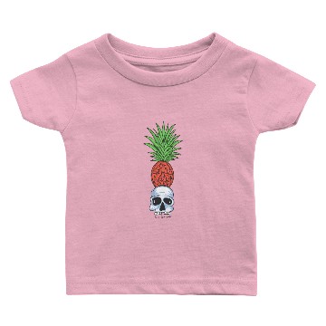 Discover Pineapple skull Baby T-shirts