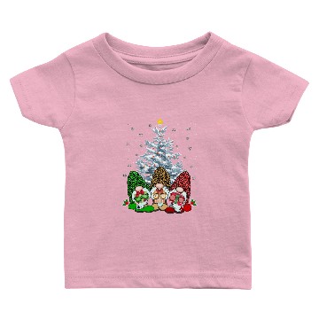 Discover Three Nordic Gnomes And Their Christmas TreeGift T Baby T-shirts