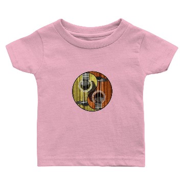 Discover Ying Yang Guitar Player Baby T-shirts