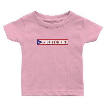 Discover Puerto Rico Flag and text Baby T-shirts
