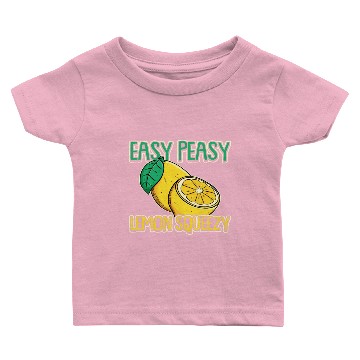 Discover Easy Peasy Lemon Squeezy Baby T-shirts