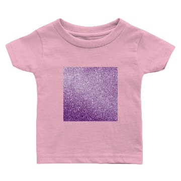 Discover Lilac Glitter Pattern Baby T-shirts
