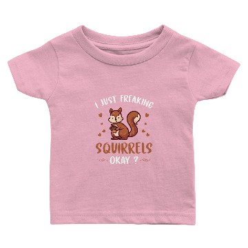 Discover Squirrel Baby T-shirts Chipmunk Croissant Nut