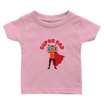 Discover Super Dad Happy Father's Day Superhero Baby T-shirts