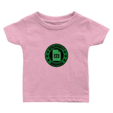 Discover Spreadsheet Whisperer Excel Accountant Accounting Baby T-shirts