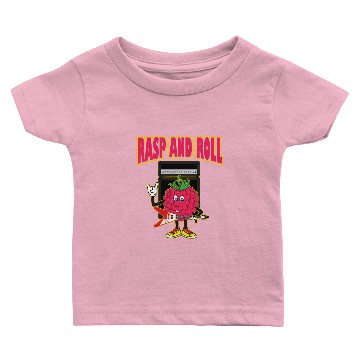 Discover Fruit, Rasp and Roll, Raspberry Baby T-shirts