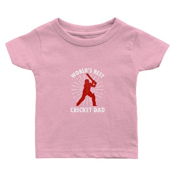 Discover Cricket Dad Baby T-shirts
