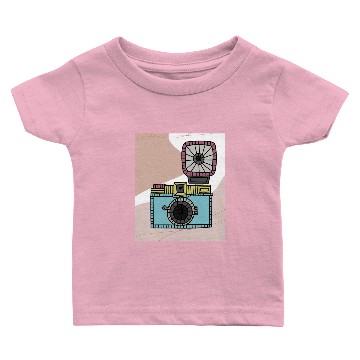 Discover Camera Photography Nostalgia Timeless Baby T-shirts