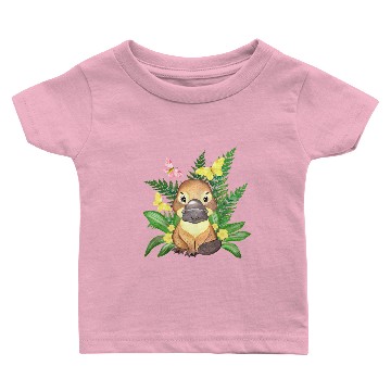 Discover Funny and Famous Platypus Animal of Australia Cute Baby T-shirts