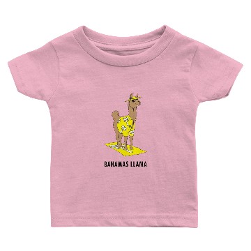 Discover Bahamas Llama Funny Baby T-shirts