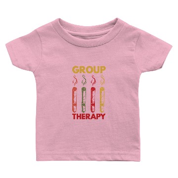 Discover Group Therapy Cigar Smoking Baby T-shirts