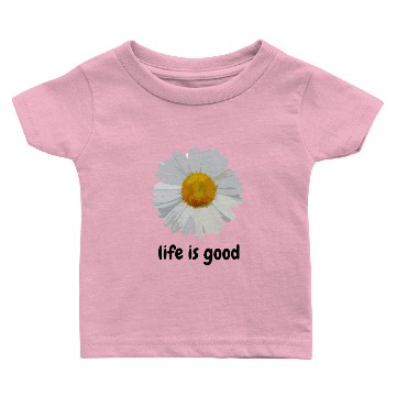 Discover daisy flower, beautiful quote Baby T-shirts