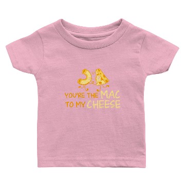 Discover Mac N Cheese Macaroni Pasta Baby T-shirts