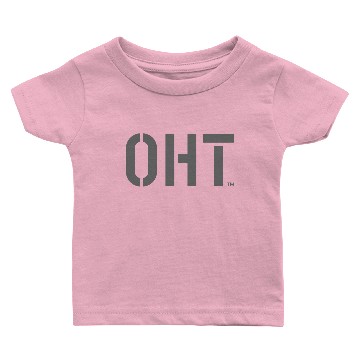 Discover Oht Charcoal Lettermark Baby T-shirts