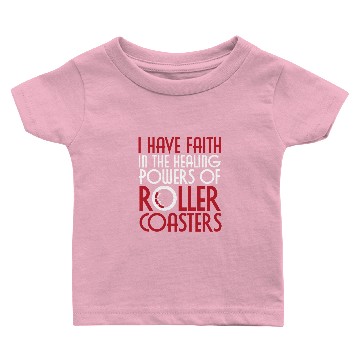 Discover Roller Coaster Amusement Park Baby T-shirts