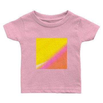 Discover yellow pink white texture art Baby T-shirts