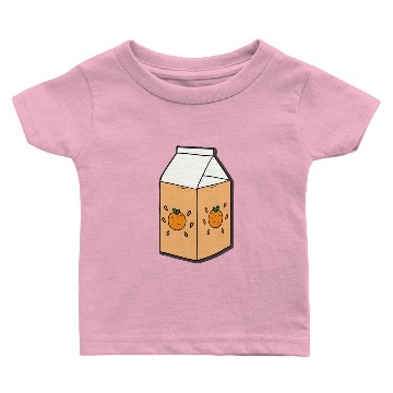 Discover Orange juice box Baby T-shirts