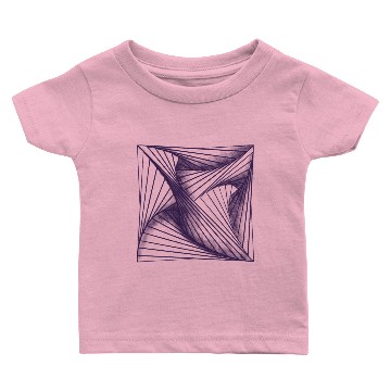 Discover Inside out wireframe drawing Baby T-shirts