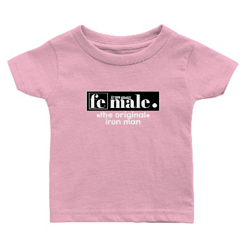 Discover Female The Original Iron Man Baby T-shirts