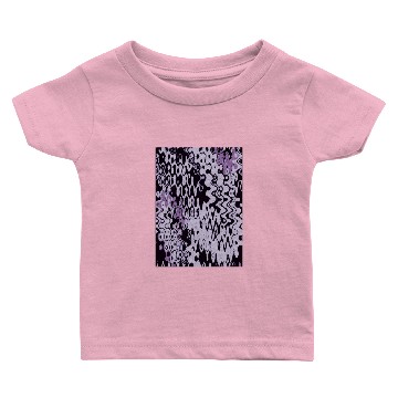 Discover Lilac Psychedelic Design Baby T-shirts