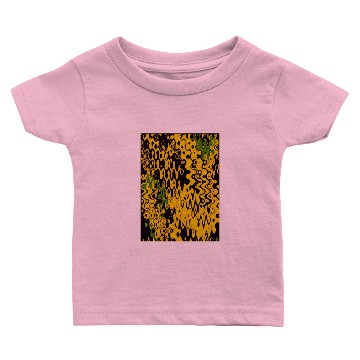 Discover burnt orange Psychedelic Design Baby T-shirts