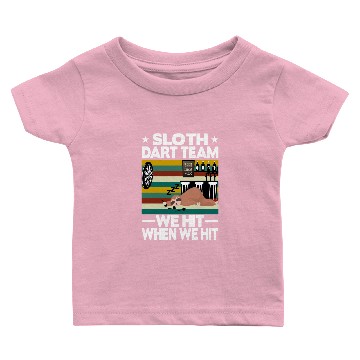 Discover sloth dart team Baby T-shirts