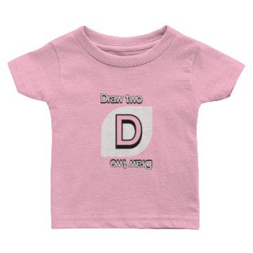 Discover Uno Draw Two Card Baby T-shirts